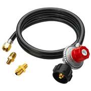 CALPOSE front view of hose and connector showing durable fit and easy attachment