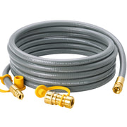 CALPOSE front view showing hose and brass fittings for clear connection identification