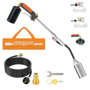 CALPOSE front view of torch and hose showing durable build and control