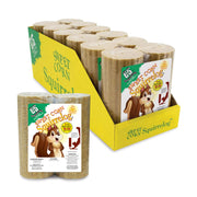C&S front packaging showing product and benefit of low-mess feeding