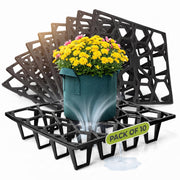 Cannrise front view of 10-pack risers showing compact kit and benefits