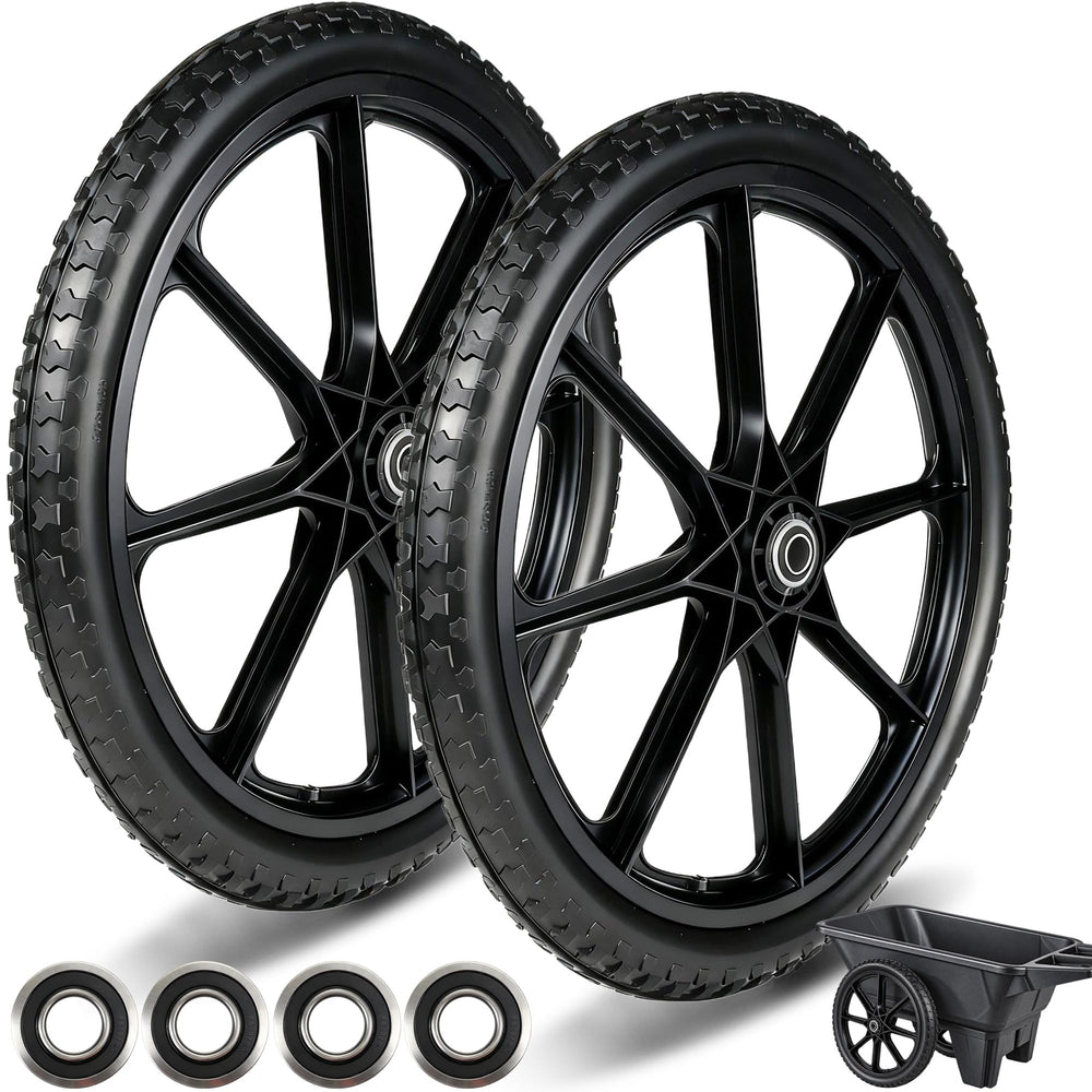CANWUPON front view of 20-inch wheel pack shows durable replacement benefit