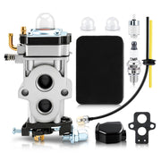 Carbhub carburetor front view showing clean replacement for Husqvarna, ensures proper fit