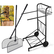 CAROD front view of assembled cart showing stability and mobile cleanup benefit