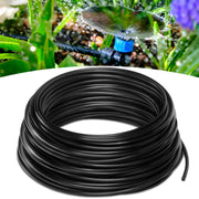 CARPATHEN front view of 1/4 inch 100 ft tubing showing roll and label, easy installation benefit