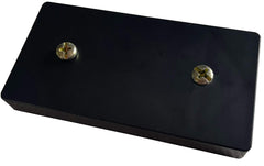 Cartener mailbox flag installation hardware with screws tape and American flag sticker