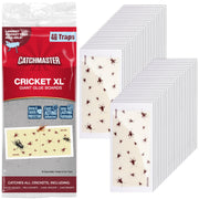 Catchmaster front packaging showing 48-pack and product purpose for easy storage