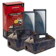 Catchmaster front packaging showing two-pack and no-touch feature