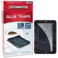 Catchmaster front packaging showing 40-pack and product benefits