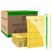 Catchmaster GRO front packaging showing 72PK and bright yellow traps for quick pest control