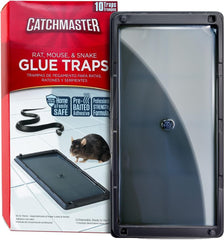 Catchmaster front packaging showing 10-pack and product benefit of ready-to-use pads