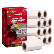 Catchmaster packaging showing Tree Shield 30ft rolls protecting trees effectively