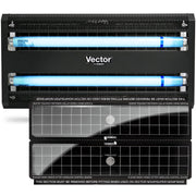 Catchmaster Vector 30 front view showing sleek black housing and discreet design benefit: professional appearance