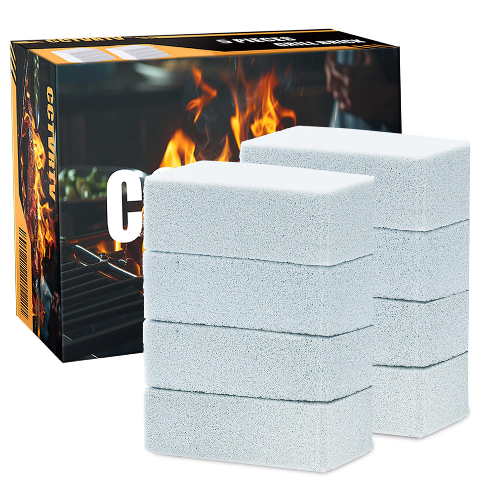 CCTVRTV front packaging showing eight grill bricks and product benefit