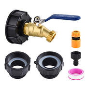 Ceaeso front view of assembled adapter showing solid brass body and valve for durability