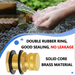 Ceaeso garden hose attached to 3/4" GHT, provides quick hose connection