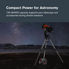 Celestron top handle and compact size for easy transport and storage benefit