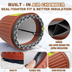 CH24Globall closeup of ribbed plastic shell demonstrating weather resistance