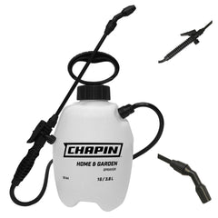 CHAPIN 16144 front view showing compact tank and pump; easy storage benefit