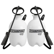 CHAPIN front view of two 22000 sprayers showing pack and labels for easy identification