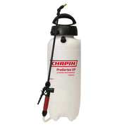 CHAPIN front view showing 3-gallon tank and comfort handle for easy carrying