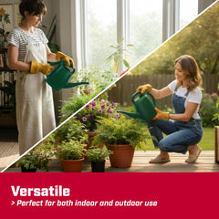 CHAPIN 48005 pouring water into a potted plant for controlled gentle watering