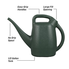 CHAPIN 48005 side handle close-up showing ergonomic grip for precise pouring
