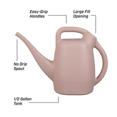 CHAPIN side handle close-up showing secure grip for steady, controlled pouring