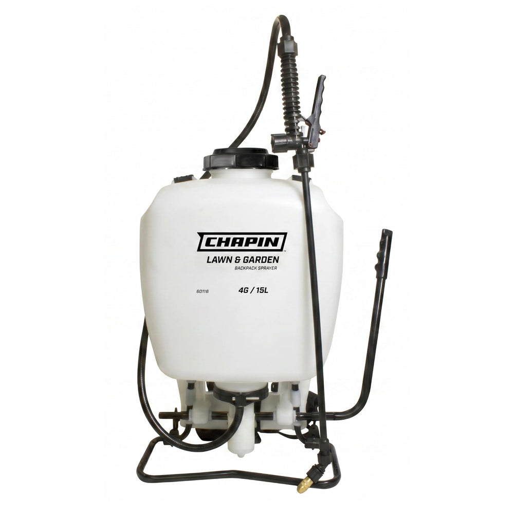 CHAPIN front view showing tank and pump for reliable even coverage