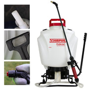 CHAPIN backpack sprayer front view showing controls and capacity for efficient spraying