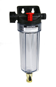 CHAPIN HydroFeed front view showing tank and bracket for easy installation and monitoring