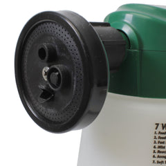 CHAPIN in-use on lawn demonstrating automatic fertilizer mixing and even coverage