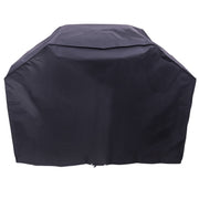 Char-Broil front view of cover on grill showing full protection and fit