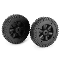 Charbrofire close-up of rubber tread offering quiet, smooth rolling