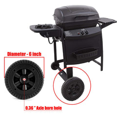 Charbrofire side profile on axle demonstrating secure fit and stability