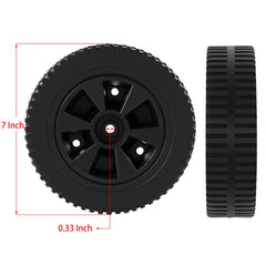Charbrofire wheel installed on grill axle demonstrating quick repair and mobility
