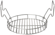 Charbroil bunk bed basket front view showing sturdy chrome finish and fit