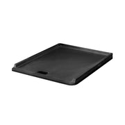 Charbroil griddle insert front view showing flat-top cooking surface and edge, adds versatile cooking