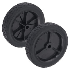 CheeMuii front-facing wheel pair showing durable construction and easy swap