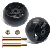 CheeMuii front view of 5 inch deck wheels kit showing complete package and benefit of ready-to-install hardware