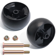 CheeMuii front view of 2-pack wheel kit shows complete replacement convenience