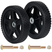 CheeMuii front view of 8-inch wheels showing complete replacement kit benefits