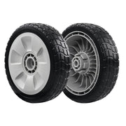 CheeMuii packaged two-wheel set showing parts and box, easy replacement