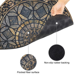 CHICHIC low-profile mat under door demonstrating easy clearance