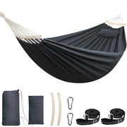 Chihee hammock front view showing full spread and comfortable entry benefit