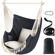 Chihee front view showing full hammock chair and comfortable seating benefit