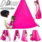 Chihee sensory swing front view showing cocoon for calming play