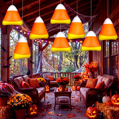 Chitidr candy corn inflatables front view showing bright colors and shape benefit