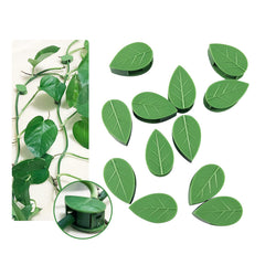 Choclaif front pack showing 40 green plant clips and adhesive pads for tidy support