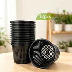 CHTASO pot filled with gravel to stabilize and prevent floating in pond